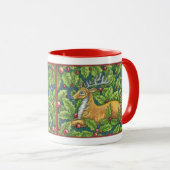 Mug Joli renne de Noël en forêt avec Holly (Devant droit)