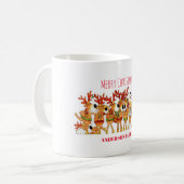 Mug Joli Renne De Noël Qui Chante (Devant gauche)