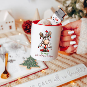 Mug Joli Renne “Oh Cerf, Noël est arrivé”