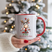 Mug Joli Renne “Oh Cerf, Noël est arrivé”