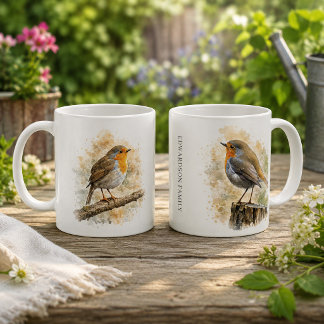 Mug Joli robinet monogrammé aquarelle