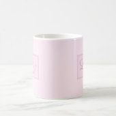 Mug Joli rose et blanc doux (Centre)