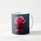 Mug Joli Rose Monogramme Rose Bouteille de café  (Devant droit)