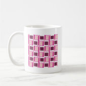 Mug Joli rose violet Patchwork Quilt Design Cadeaux (Gauche)
