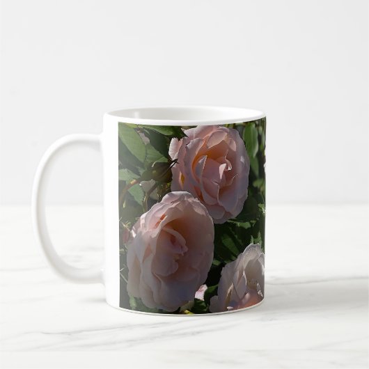 Mug Joli Roses rose pâle (Gauche)