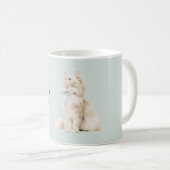 Mug Joli Ruban Bleu de Pretty Kitty (Devant droit)