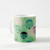 Mug Joli, rustique, art numérique rond coup de pinceau (Devant gauche)