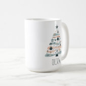 Mug Joli sapin de Noël bohème (Devant droit)