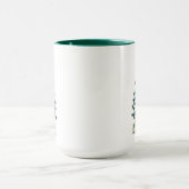 Mug Joli sapin de Noël enneigé vert (Centre)