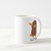 Mug Joli, shaggy Highland vache conception personnalis (Devant droit)