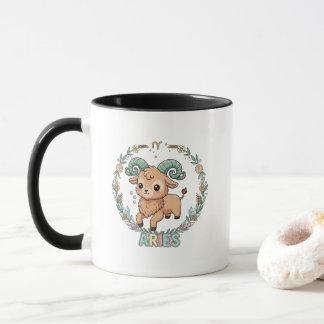 Mug Joli signe du zodiaque Bélier Kawaii