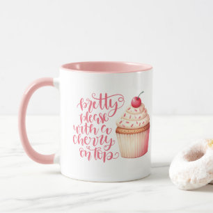 Mug Joli S'il vous plaît avec une cerise sur le dessus