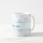 Mug Joli Snowflakes de Noël (Devant droit)