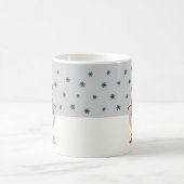 Mug Joli Snowman Snowflakes Dessin Nom Noël (Centre)