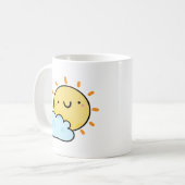 Mug Joli soleil de Cute Kawaii (Devant gauche)