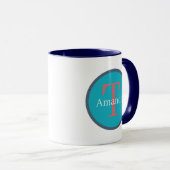 Mug Joli souris Docteur ajouter monogramme (Devant droit)