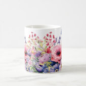 Mug Joli Springtime Flowers ajouter Nom Café cadeau (Centre)