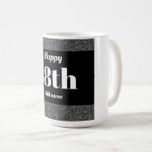 Mug Joli style personnalisé cadeau d'anniversaire 18e (Devant droit)