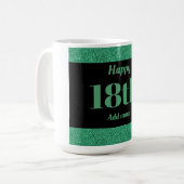 Mug Joli style personnalisé cadeau d'anniversaire 18e (Devant gauche)