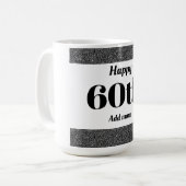 Mug Joli style personnalisé cadeau d'anniversaire 60e (Devant gauche)