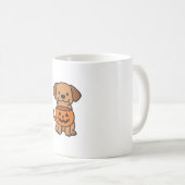Mug Joli T-shirt classique avec un chien en caricature (Devant droit)