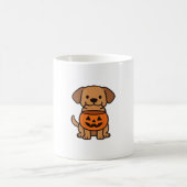 Mug Joli T-shirt classique avec un chien en caricature (Centre)