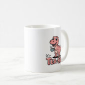 Mug Joli Tea-Rex Rose Dinosaure – Ça arrive de boire ! (Devant droit)