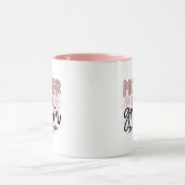 Mug joli texte artistique pour la mère du marié (Centre)