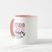 Mug joli texte artistique pour la mère du marié (Devant gauche)