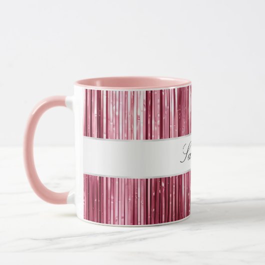 Mug Joli Tinsel De Glam Rose (Gauche)