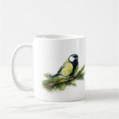 Mug Joli titreau monogrammé de mésange charmant (Gauche)