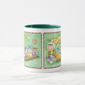 Mug Joli train chenille de Noël avec des cadeaux (Centre)
