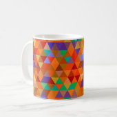 Mug Joli Triangle grunge motif I + vos idées (Devant gauche)