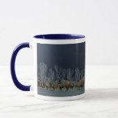 Mug Joli troupeau Nightscape de Burro d'âne (Gauche)