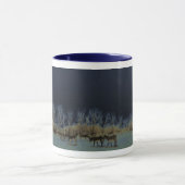 Mug Joli troupeau Nightscape de Burro d'âne (Centre)