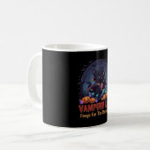 Mug Joli Vampire Chat Noir Halloween (Devant gauche)