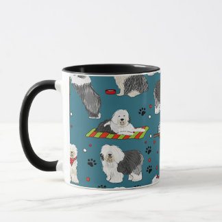 Mug Joli Vieux Motif de chien de chien anglais, cadeau