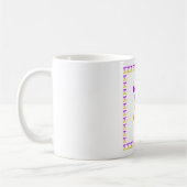 Mug Joli violet et jaune Hakuna Matata bébé enfants G (Gauche)