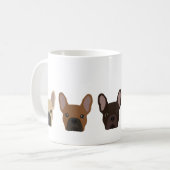 Mug Joli visage de Bulldog français (Devant gauche)