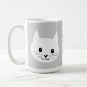 Mug Joli visage de chat. (Gauche)