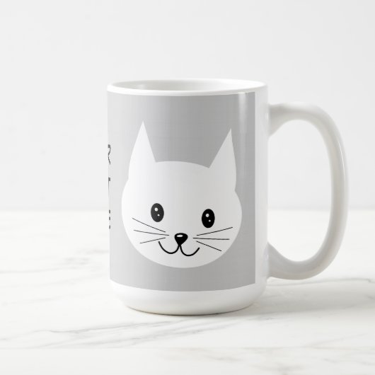 Mug Joli visage de chat. (Droite)