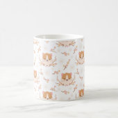 Mug Joli visage Hamster et Motif de fleurs roses (Centre)