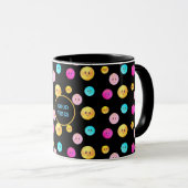 Mug Joli Visages Multicolores (Devant droit)