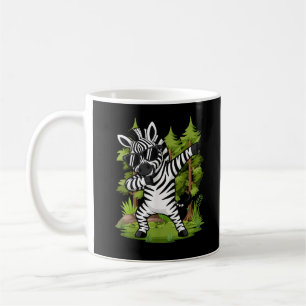 Mug Joli zèbre qui fait le dab Danse drôle de zèbre An
