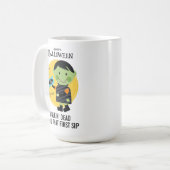 Mug Joli Zombie avec des Bonbons Halloween Personnalis (Devant gauche)