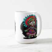 Mug Joli zombie aztèque (Devant droit)
