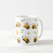 Mug Jolie abeille à bourdons (Devant droit)