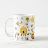 Mug Jolie abeille et ruche (Gauche)