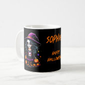 Mug Jolie Adorable Kawaii Halloween sorcière (Devant gauche)