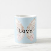 Mug Jolie ailes papillon rose (Centre)